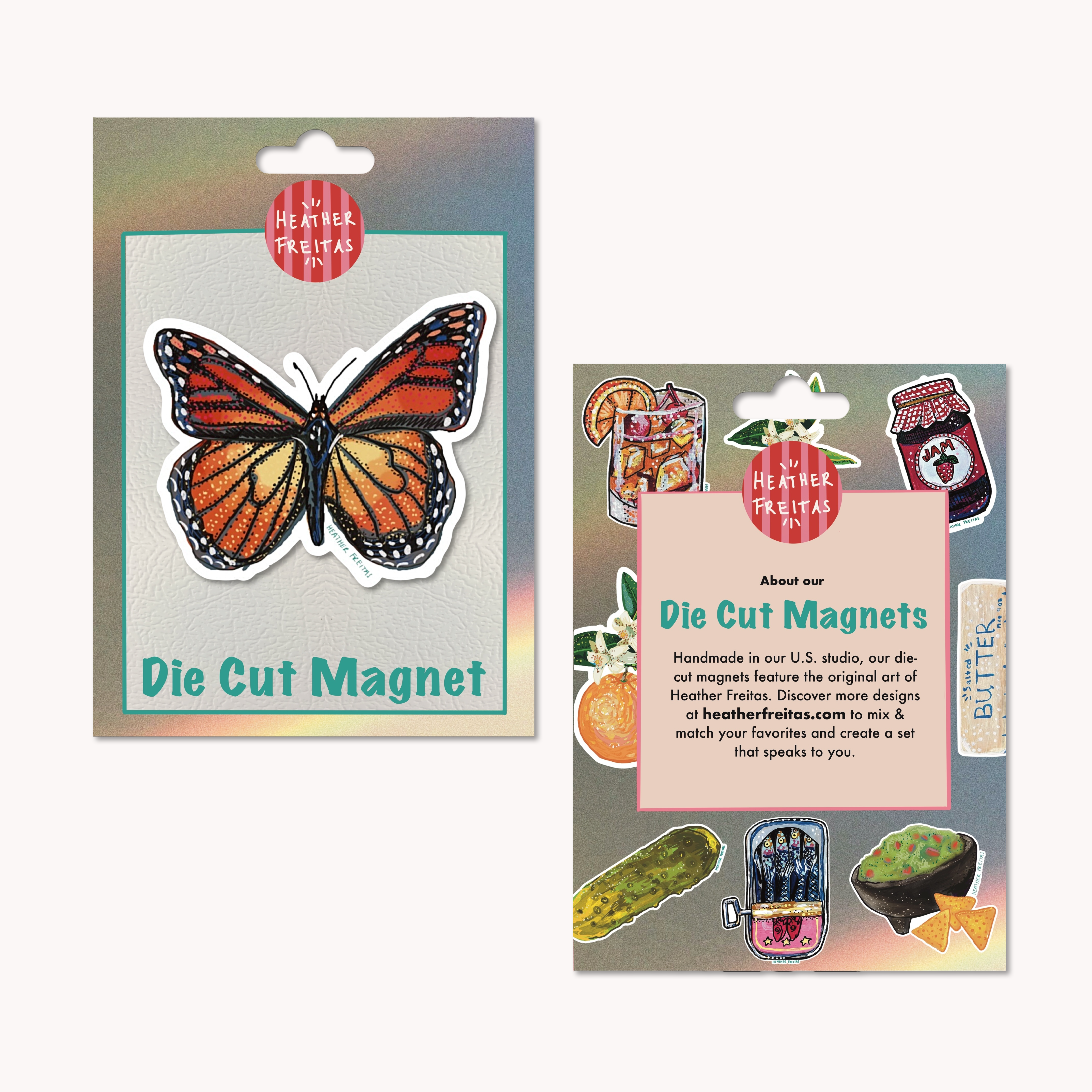 Monarch Butterfly Magnet ( Die-Cut )