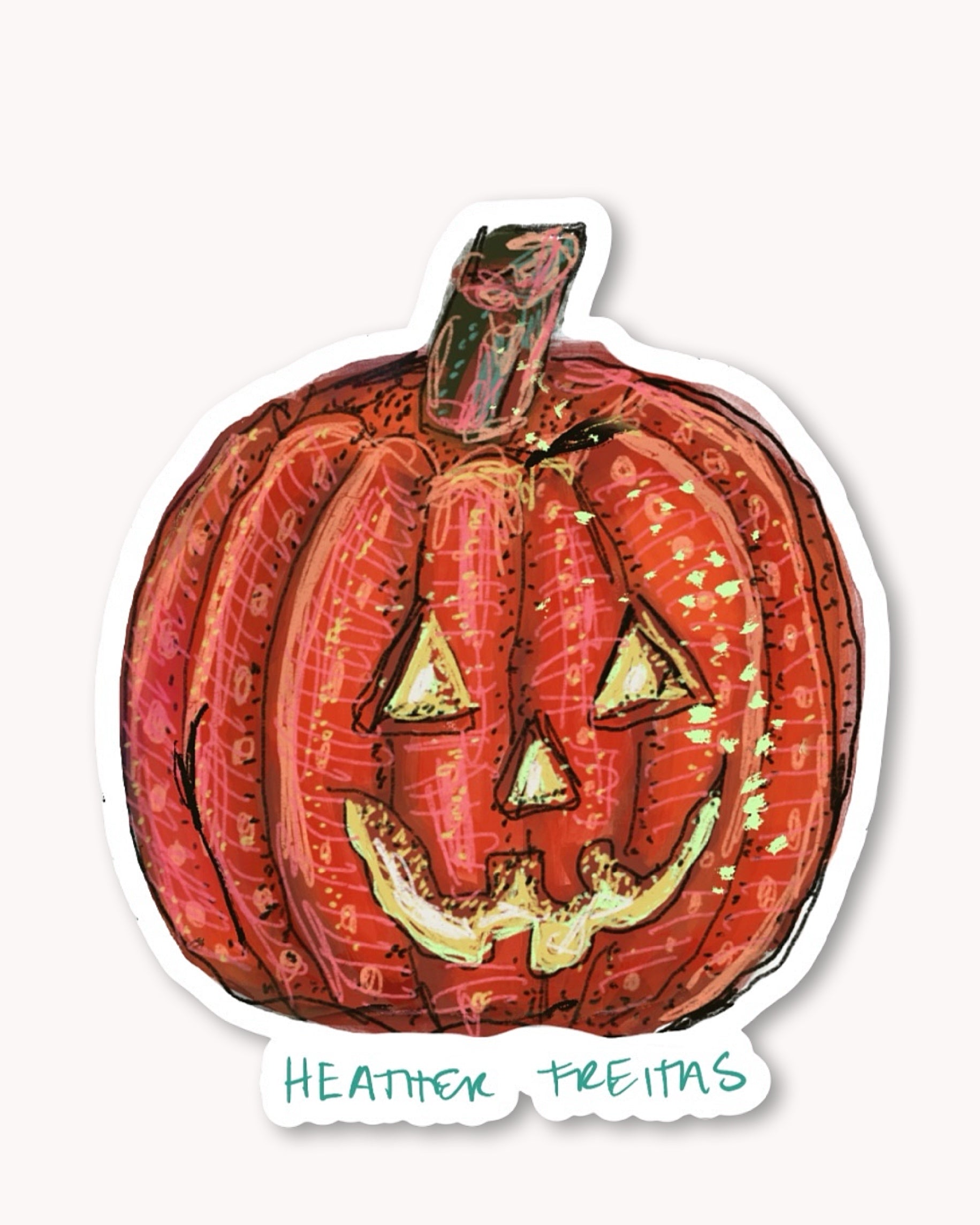 Jack-o’-lantern Sticker