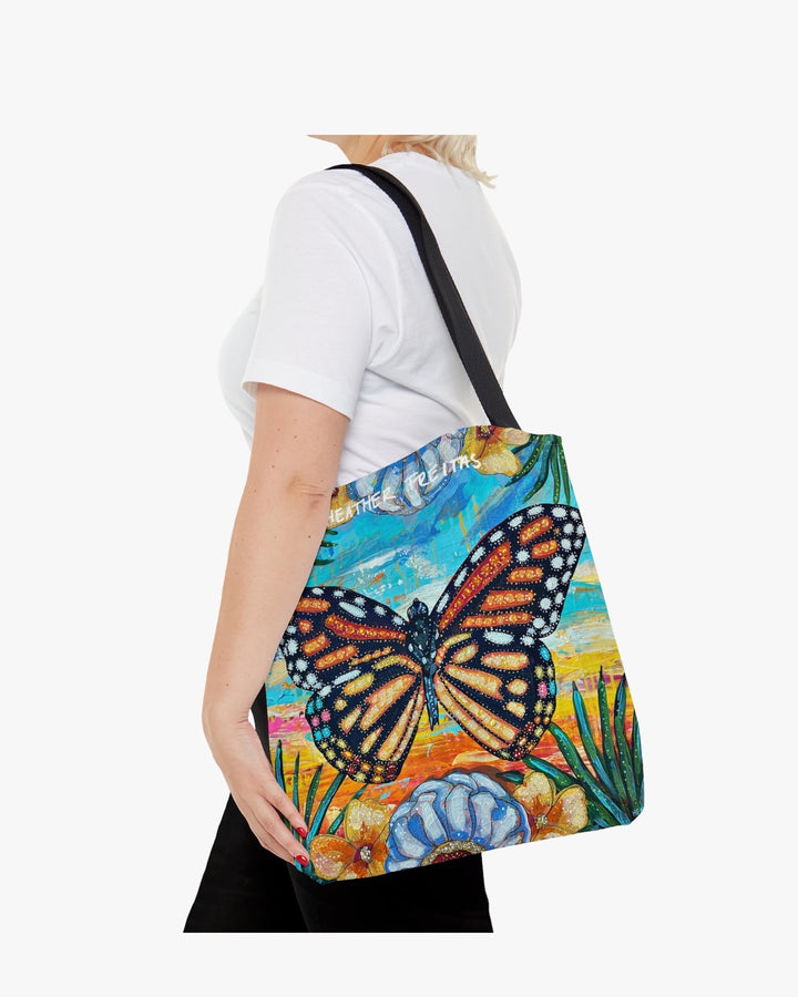 Tropical Monarch Tote Bag
