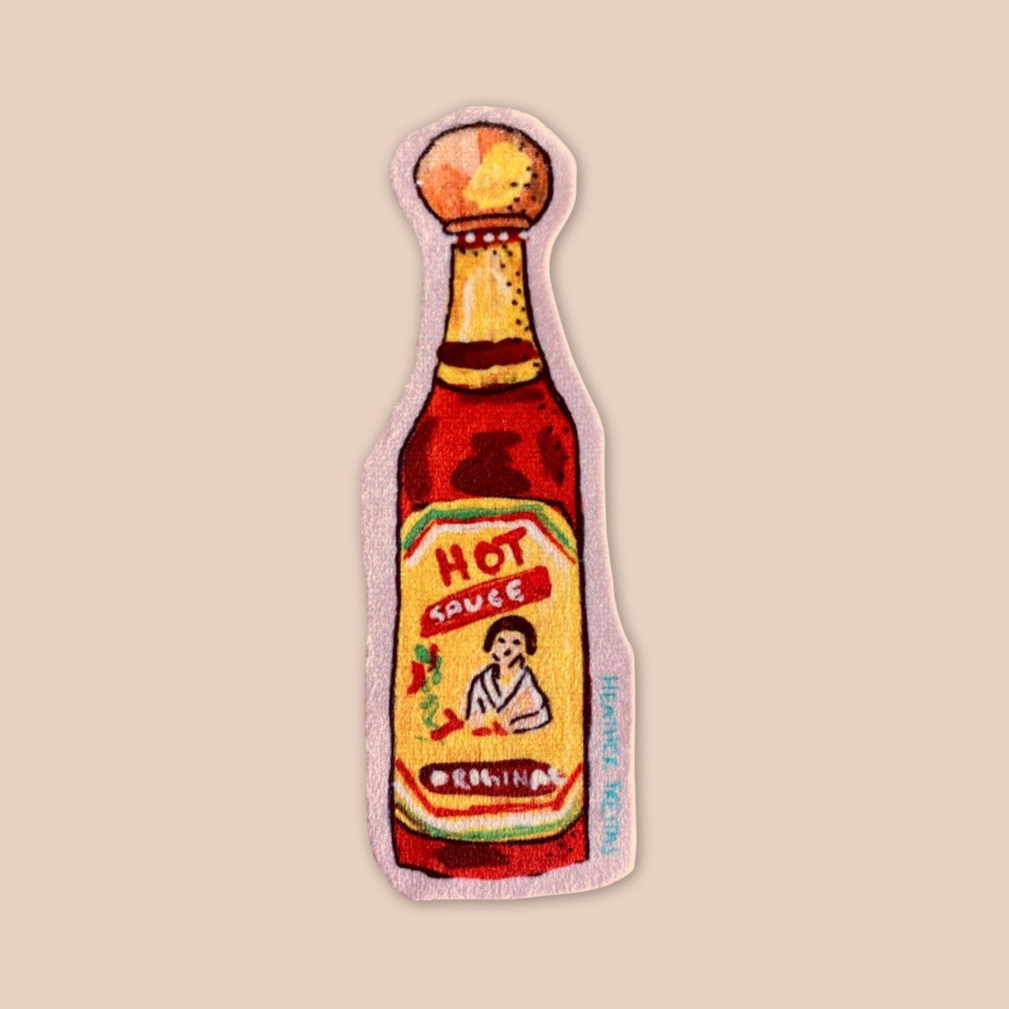 Hot Sauce - Sew On Velveteen Patch