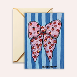 Pink Ribbon Frameable Greeting Card