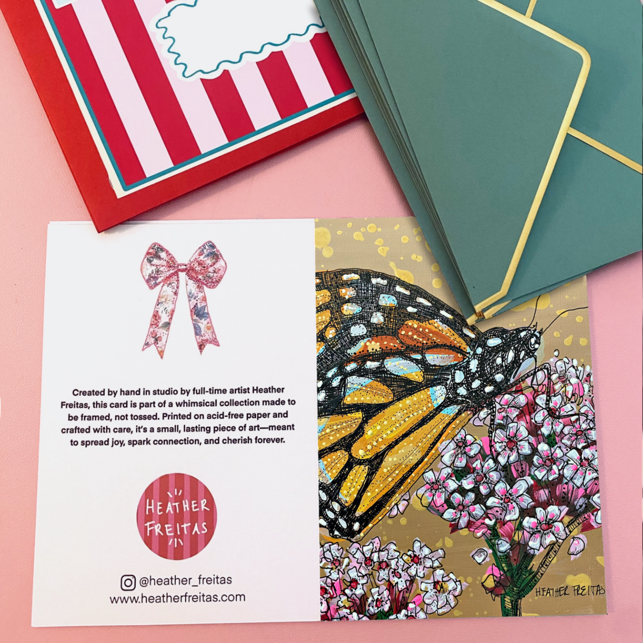 Citrine Monarch - Greeting Card / Fine Art Print