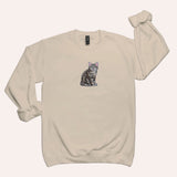 American Shorthair Cat Unisex Crew Neck Sweatshirt