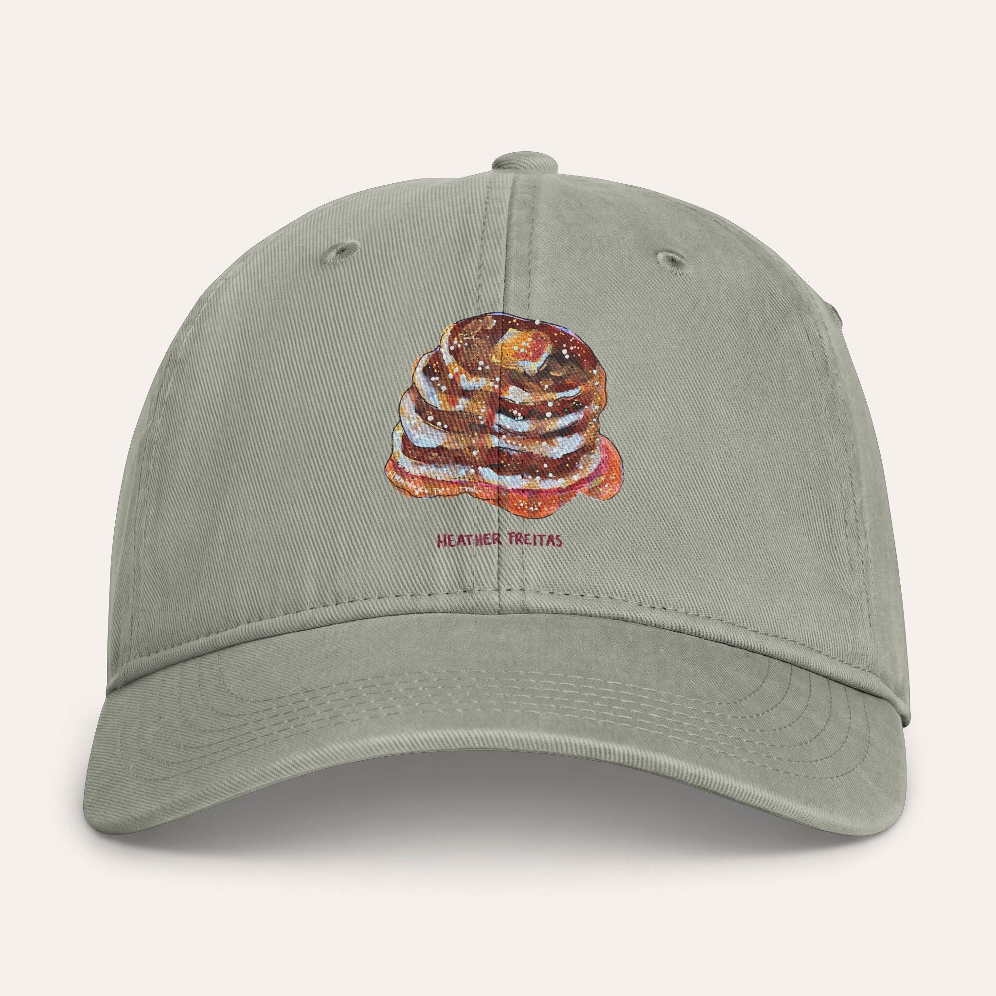 Pancakes Washed Cotton Cap