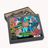 Twilight Desert Pollinators Fine Art Puzzle
