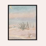 Salt Framed Fine Art Canvas Print