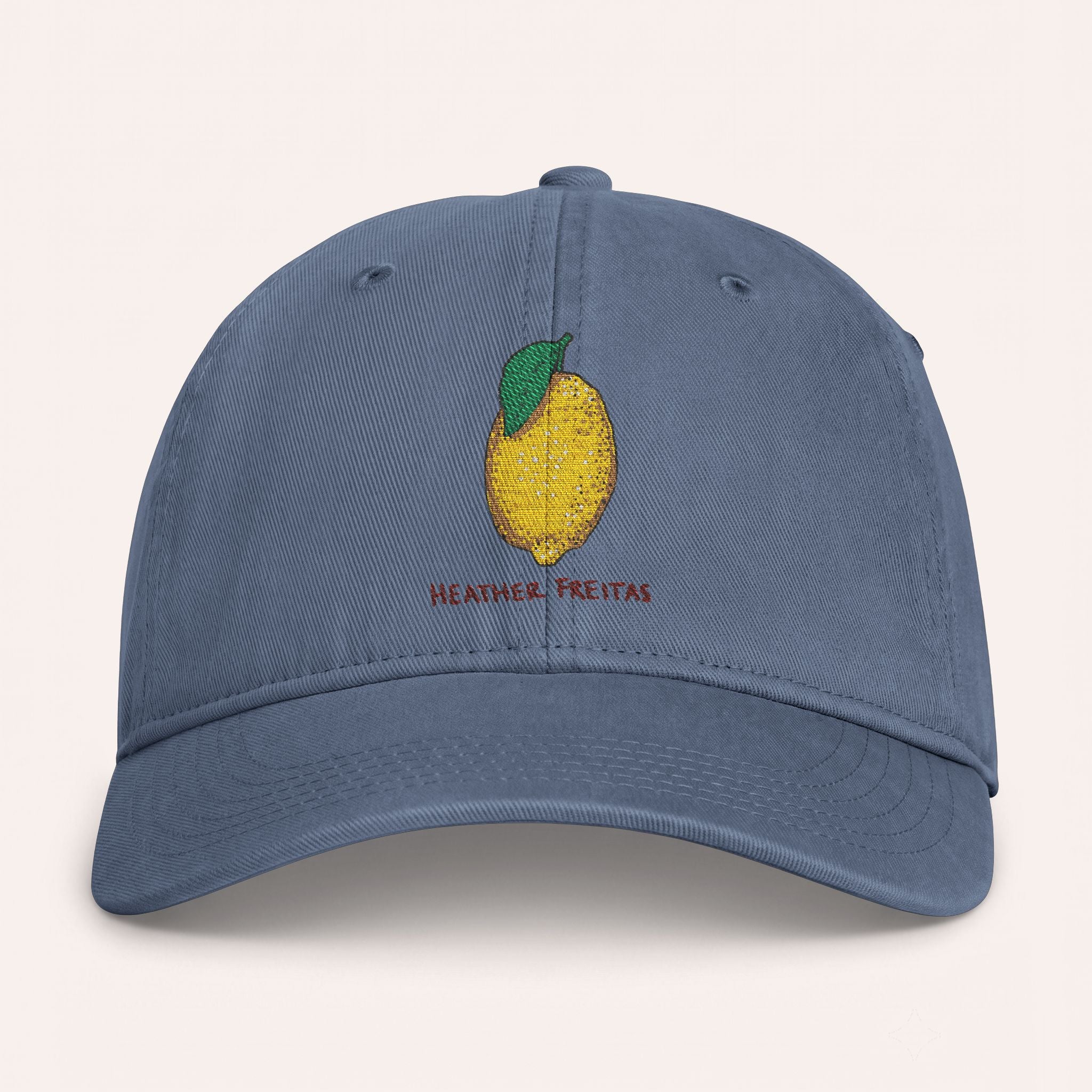 Lemon Embroidered Cap