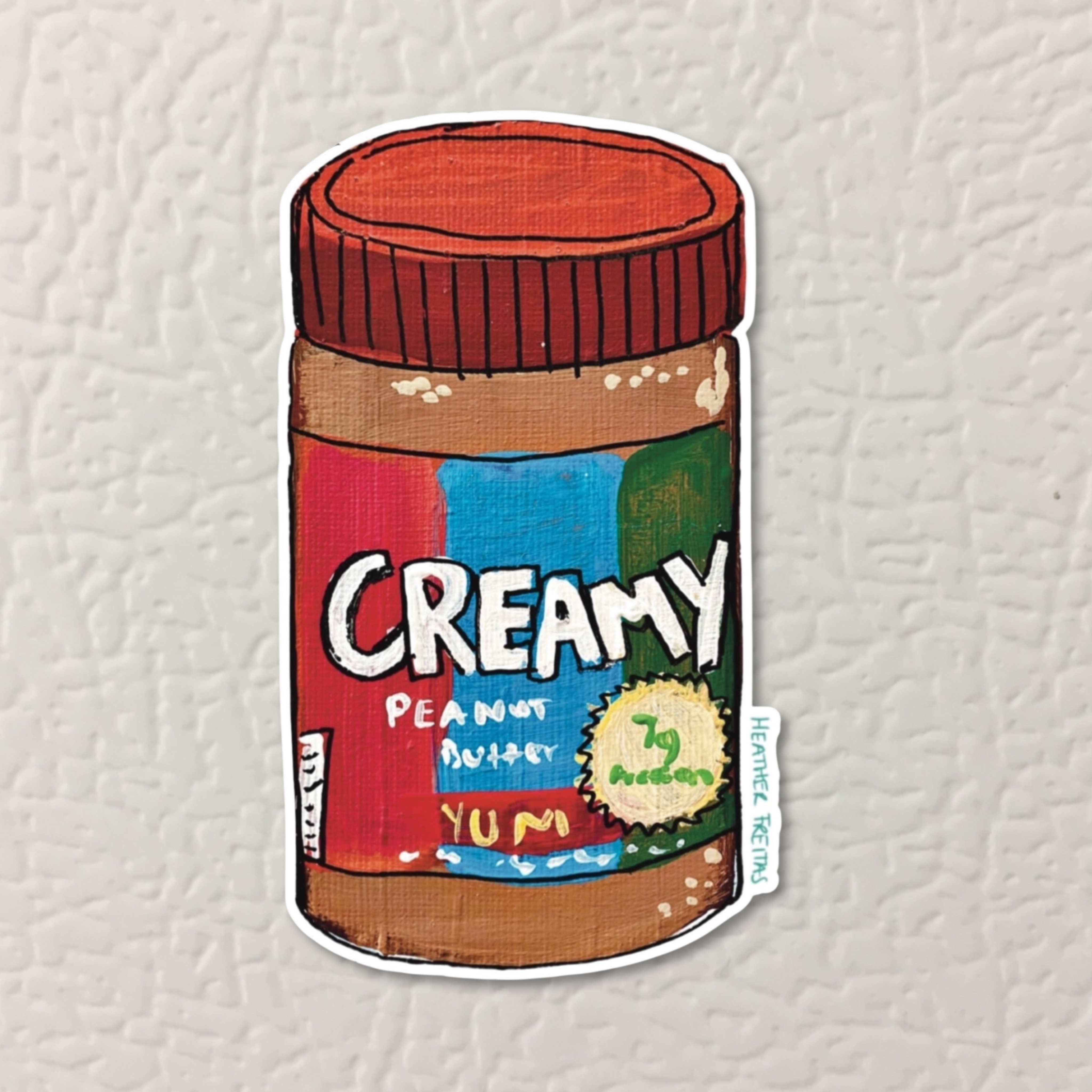 Peanut Butter Magnet ( Die-Cut )