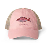 Red Snapper Women's Washed Mesh-Back Cap