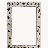 Sand Star & Moon ( Hand Painted Frame 4x6 inch)