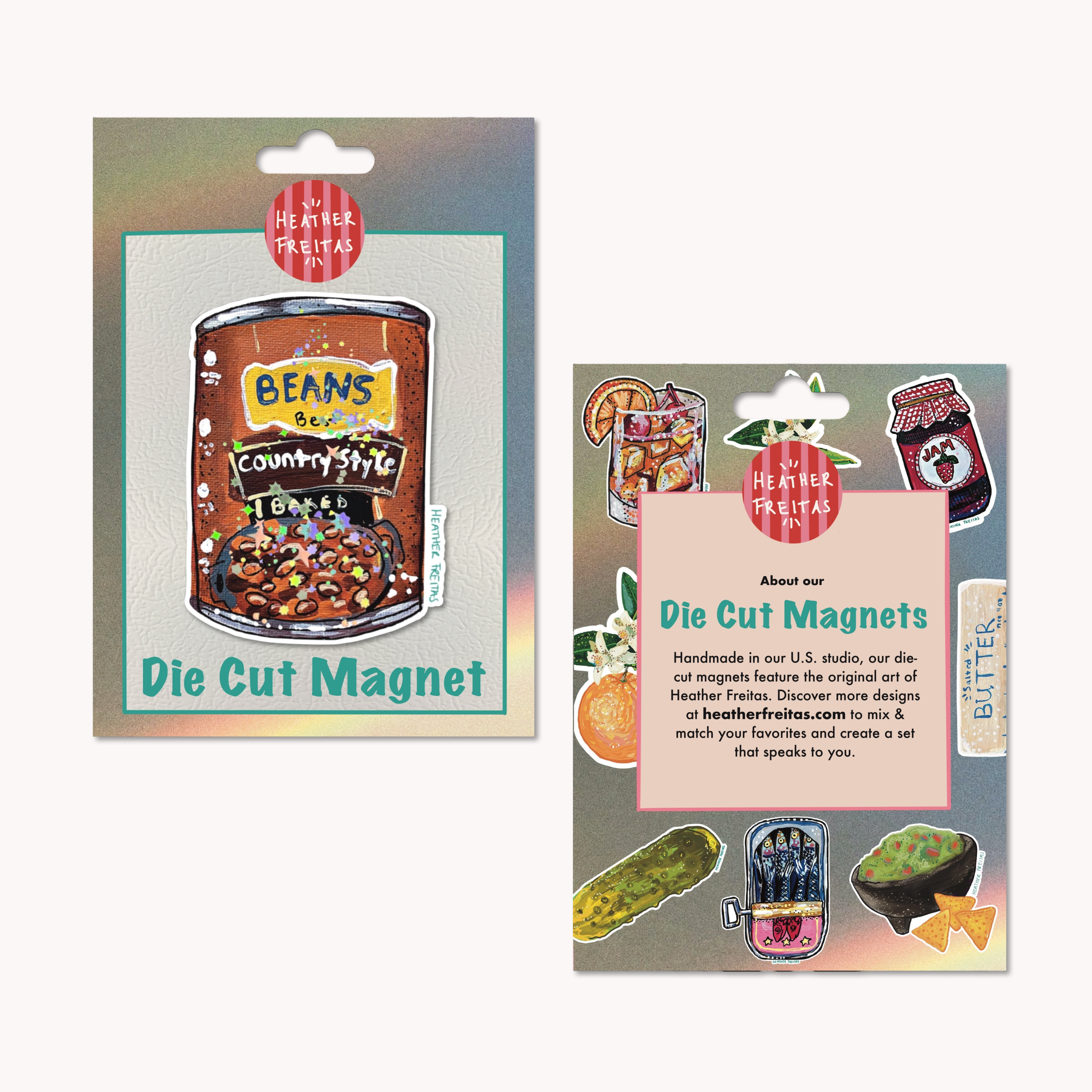 Baked Beans Magnet ( Die-Cut )