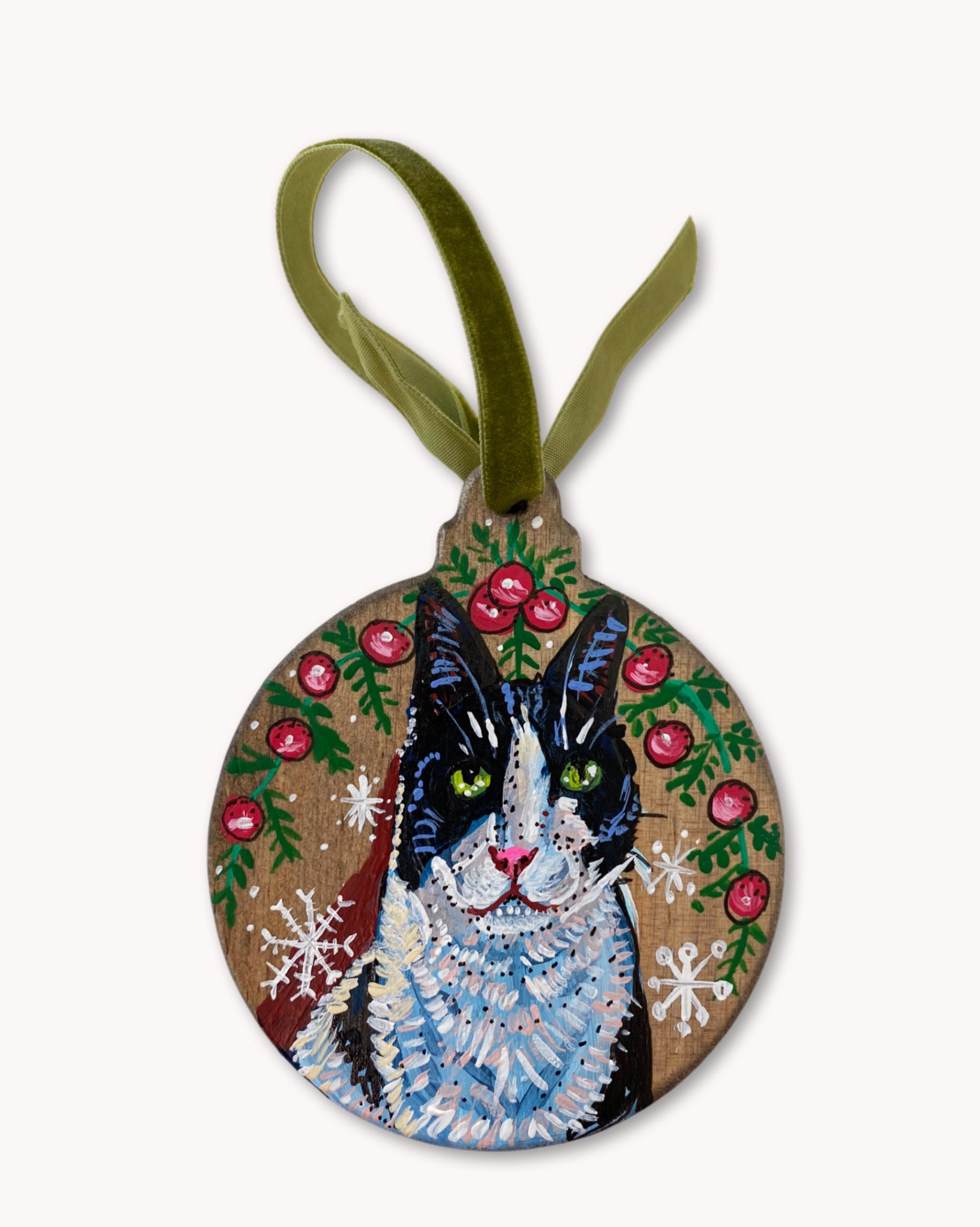 Princess Kitty Hand Painted Ornament