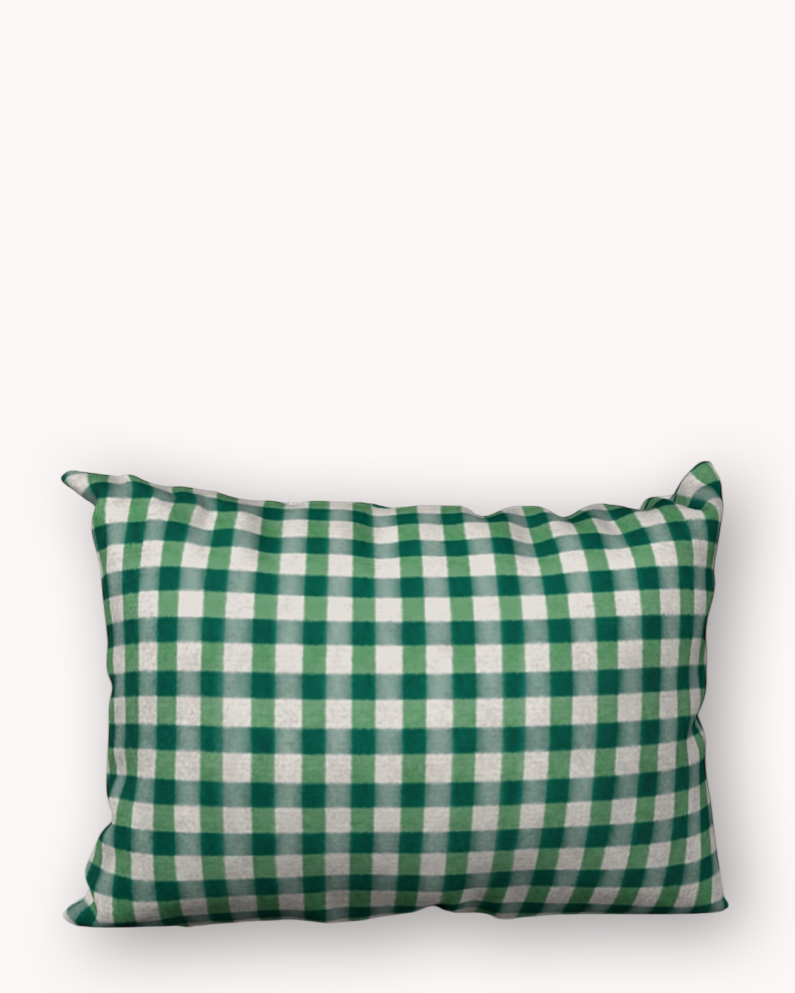 Green Gingham Expressions Pillowcase
