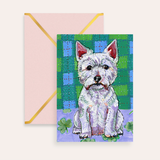 Westie Fine Art Greeting Card