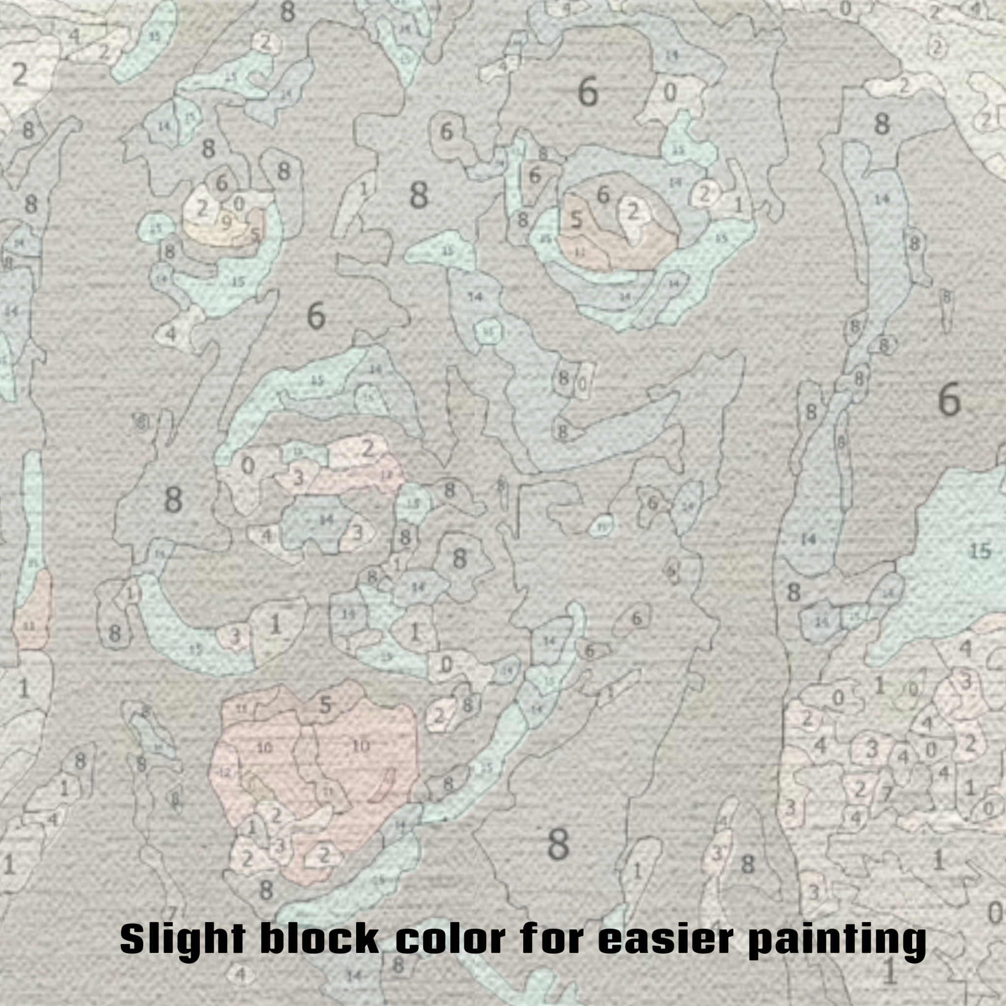 Black Lab At Pizza Restaurant - Paint by Numbers Kit