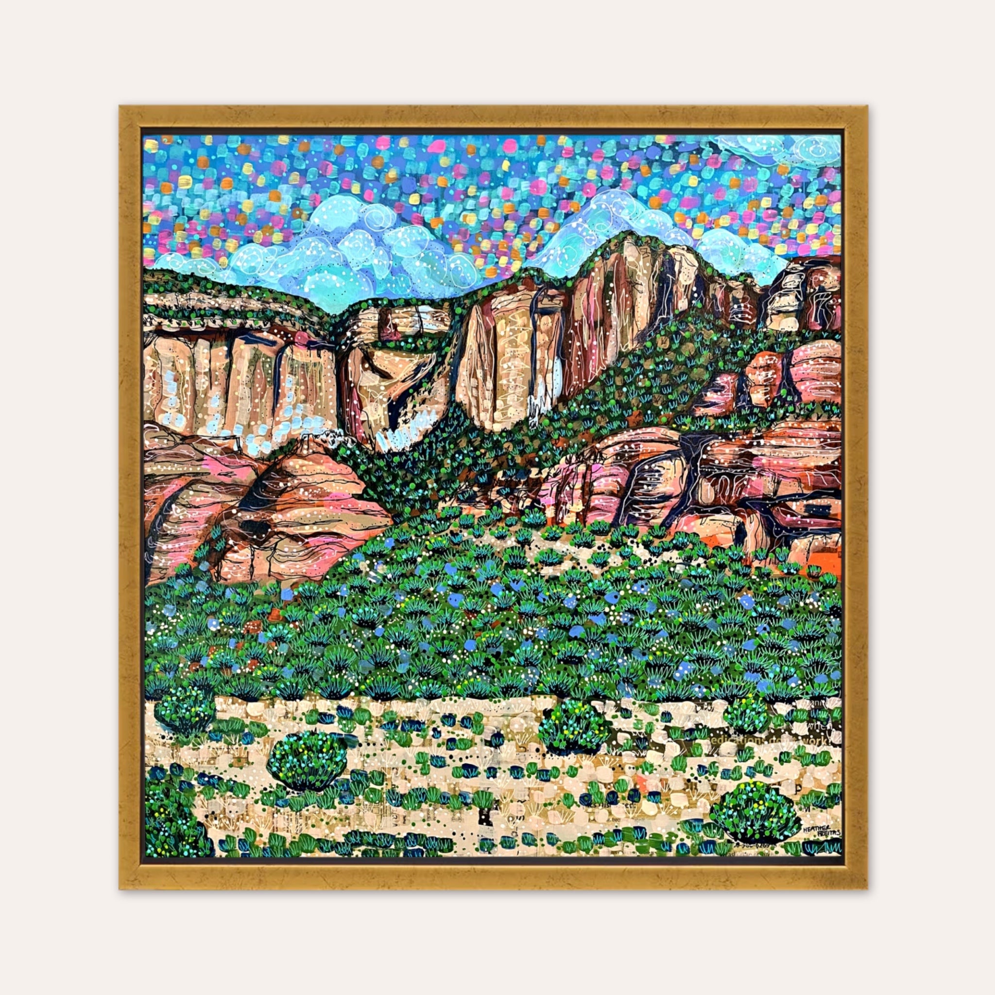 Evergreen Sandstone ( Original Painting )
