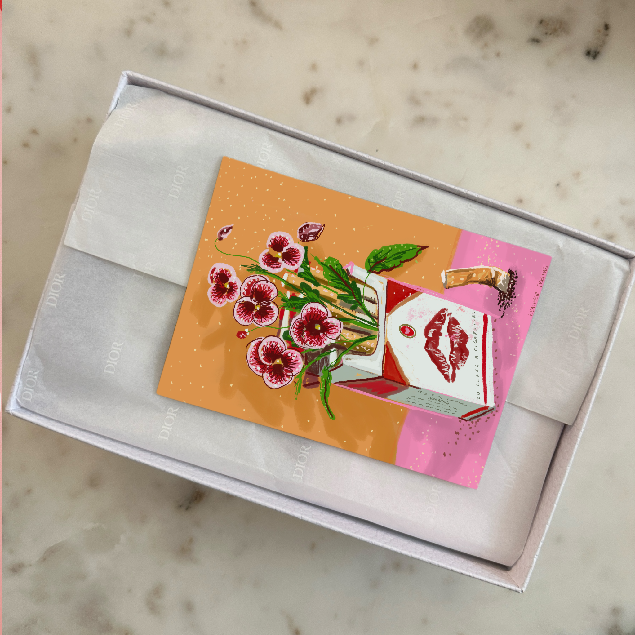 Dirt Fine Art Greeting Card