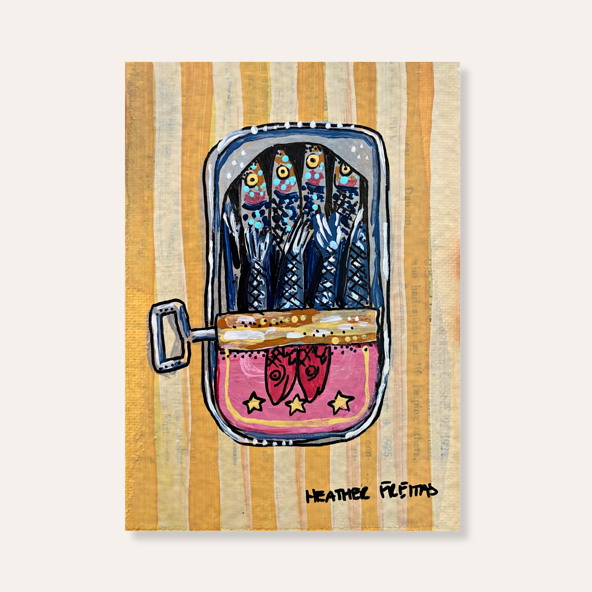 Sardines Mini Fine Art Print