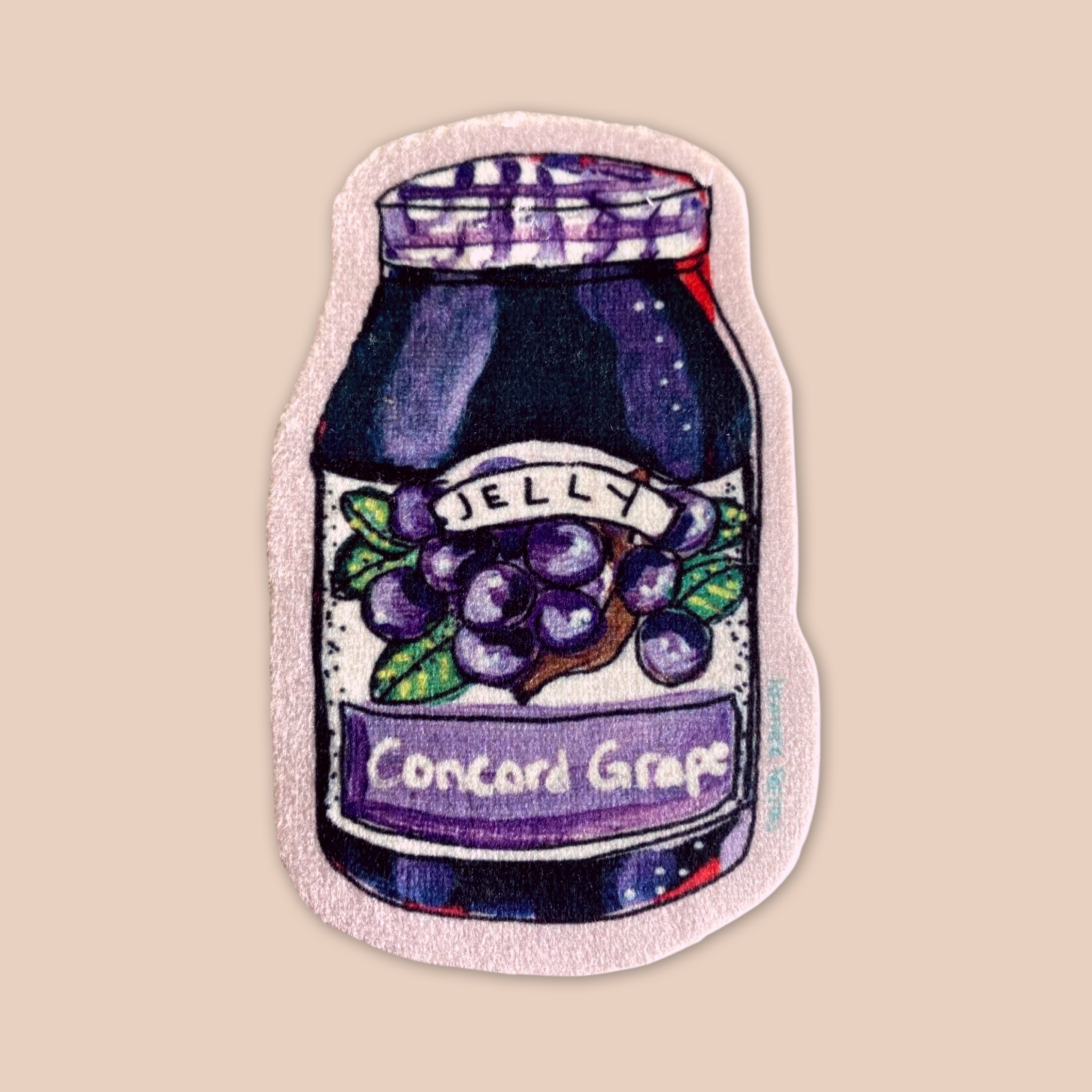 Grape Jelly - Sew On Velveteen Patch