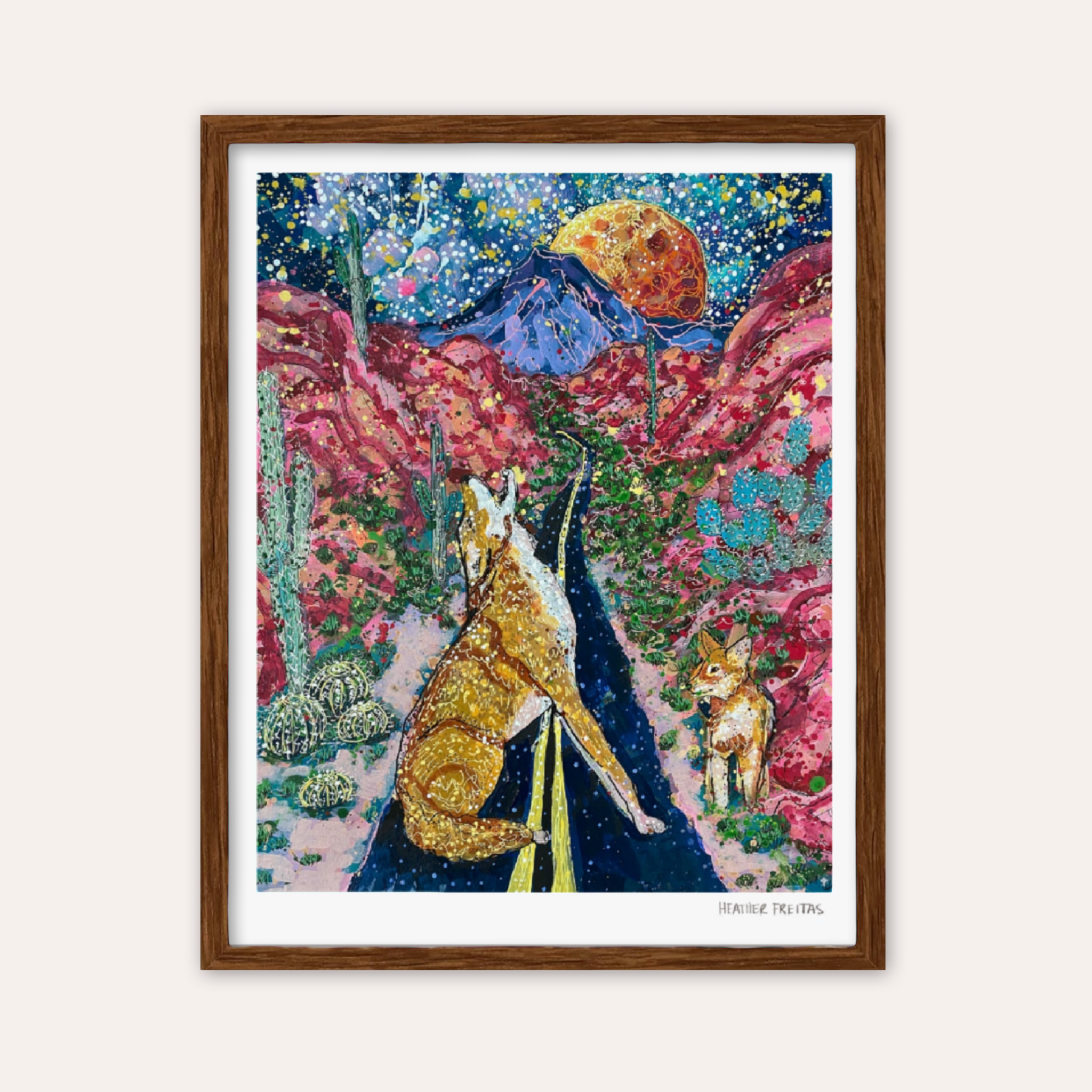 Desert Moon Fine Art Print