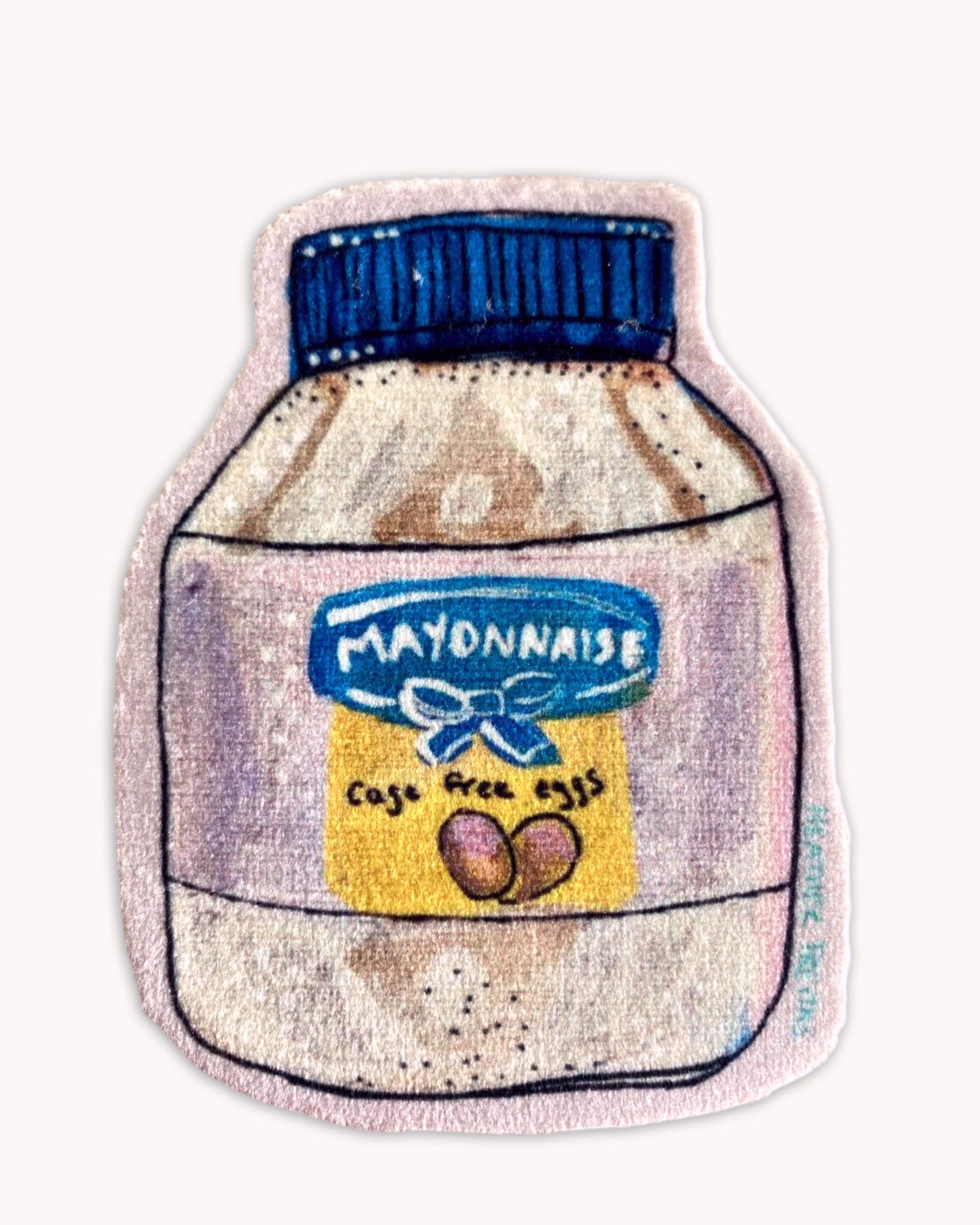 Mayonnaise - Sew On Velveteen Patch