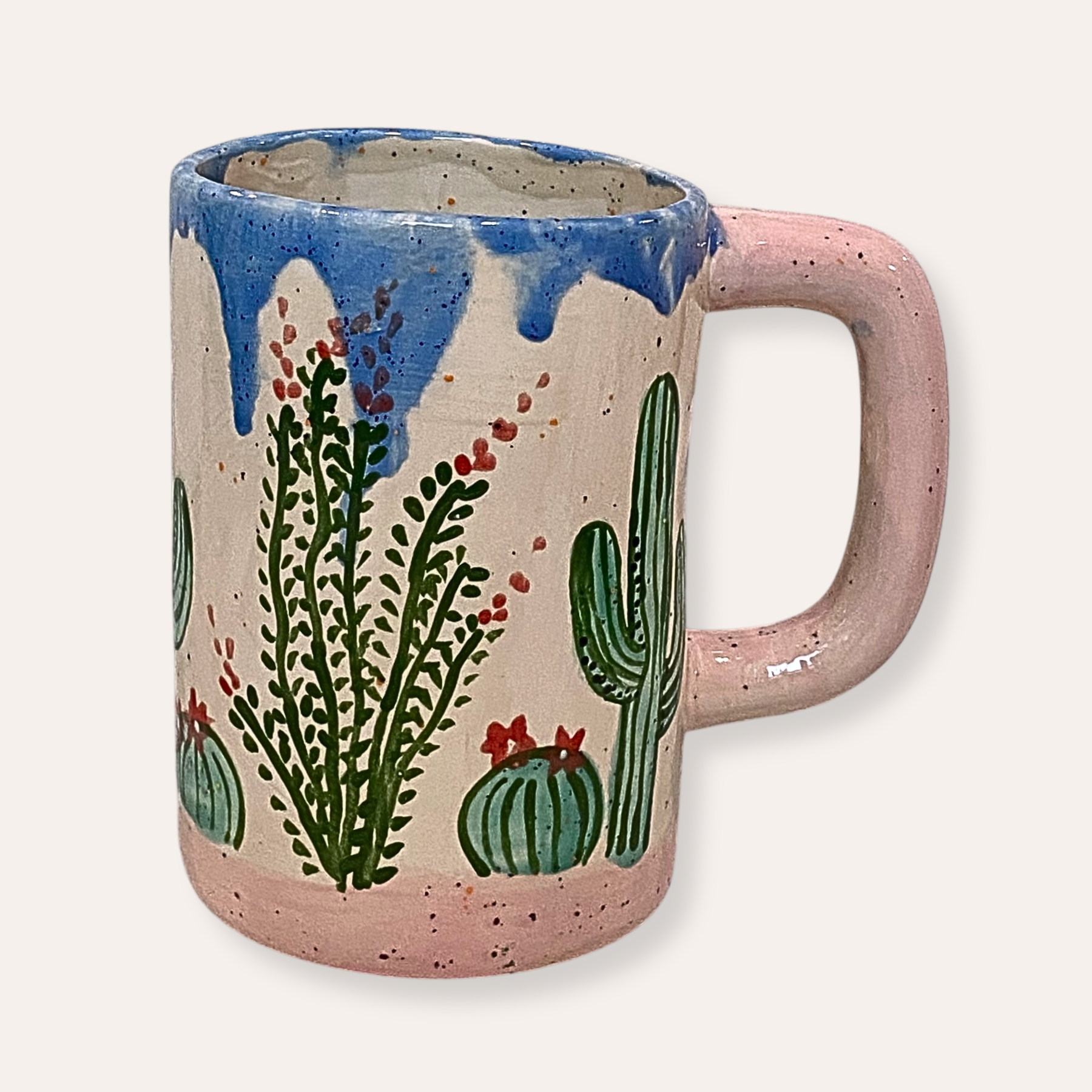 Sonoran Desert Hand Painted 16oz Ceramic Coffee Mug