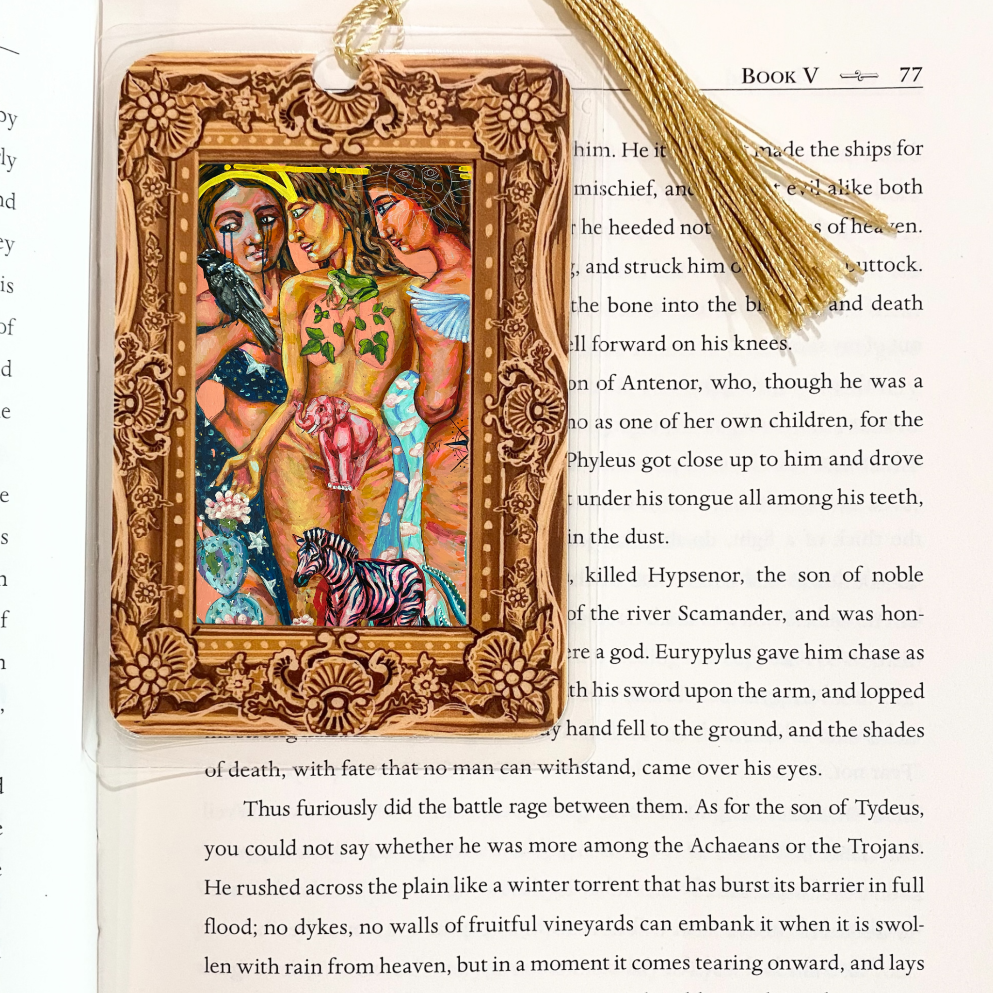 Past, Present & Future Fine Art Painting Bookmark
