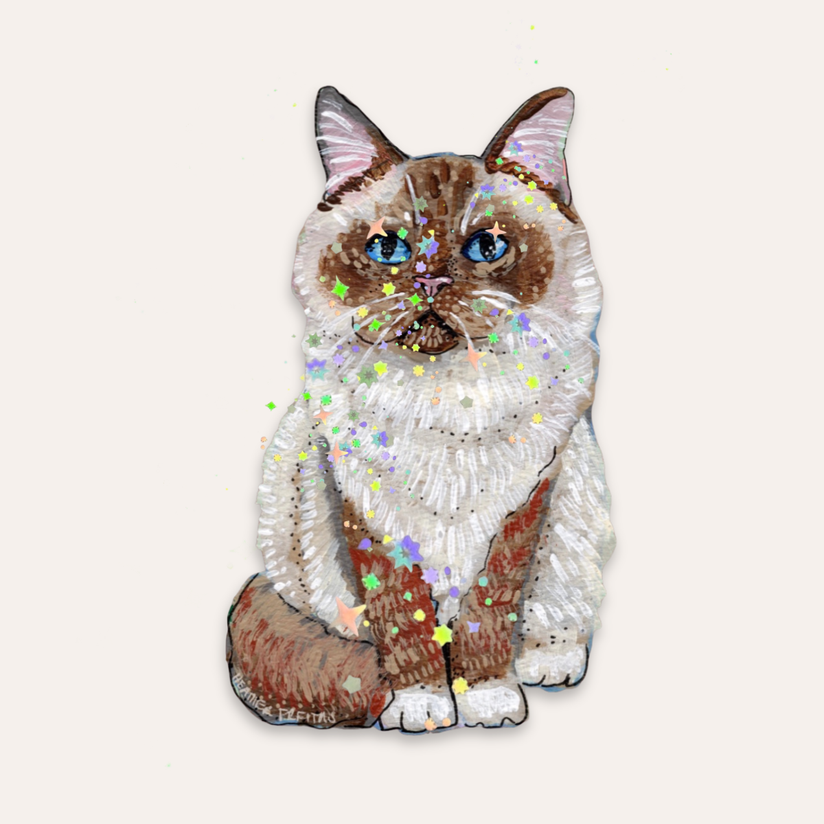 Ragdoll Cat Sticker