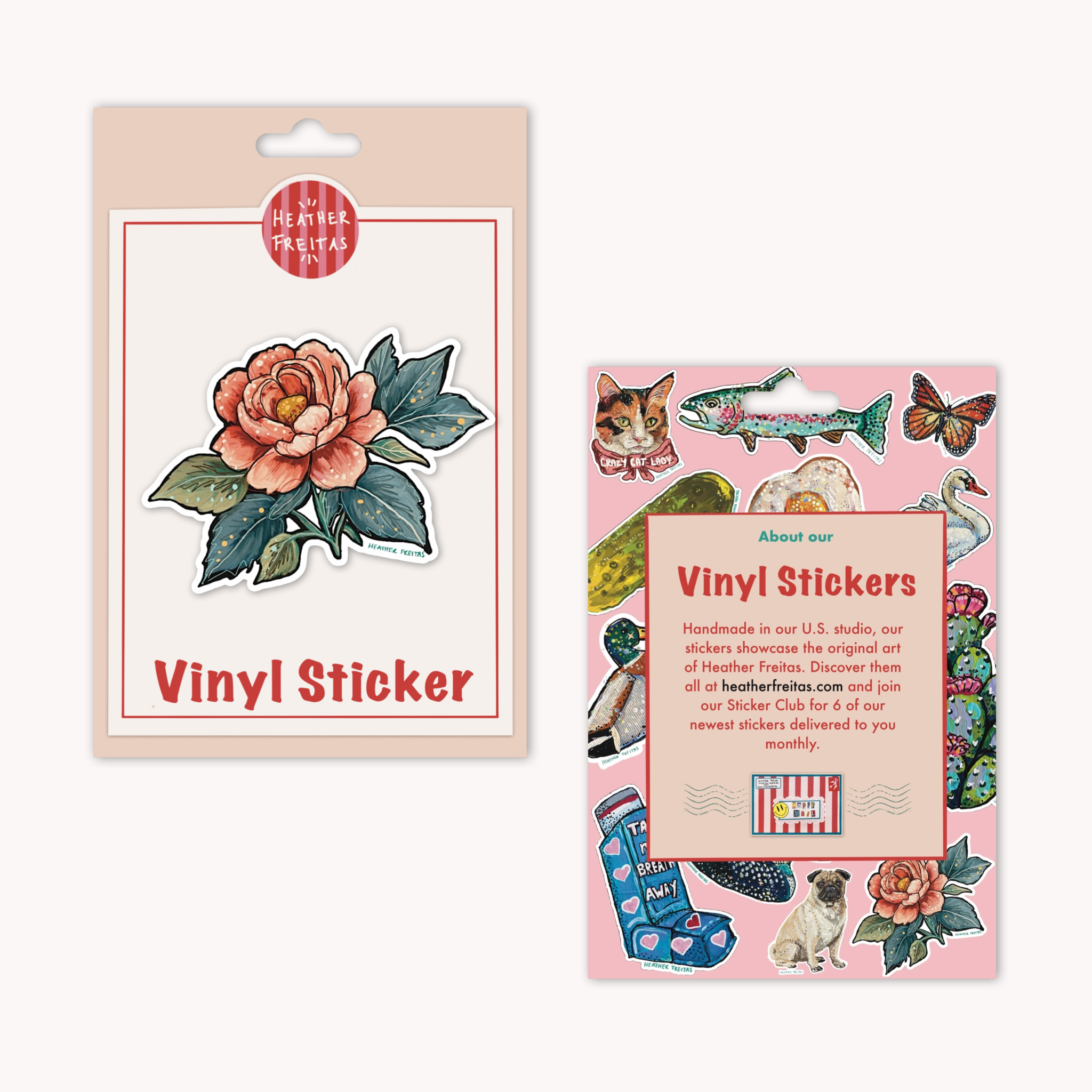 Blush Rose Sticker