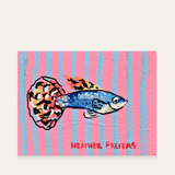 Guppy Fish Mini Original Painting