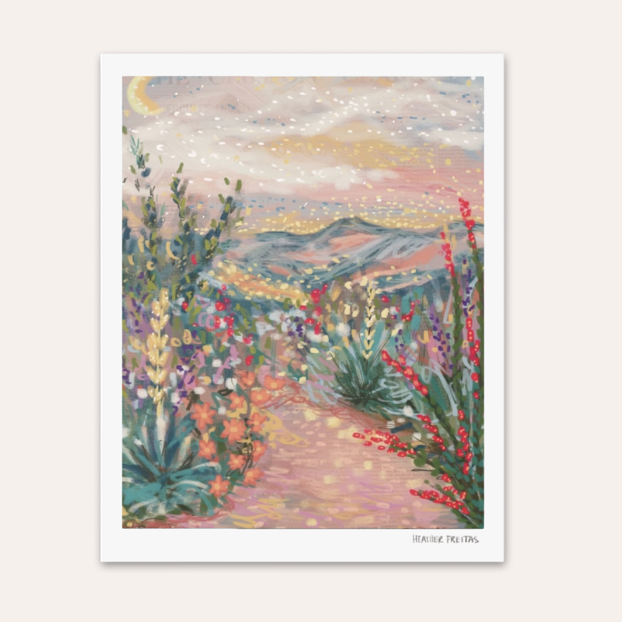 Pastel Desert Fine Art Print