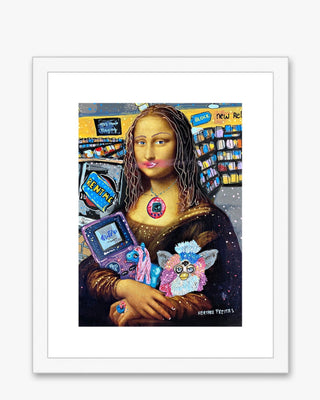 Parody Of The 90's Mona Framed & Mounted Print