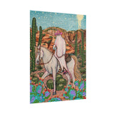 Cowgirl Ghost Art Print