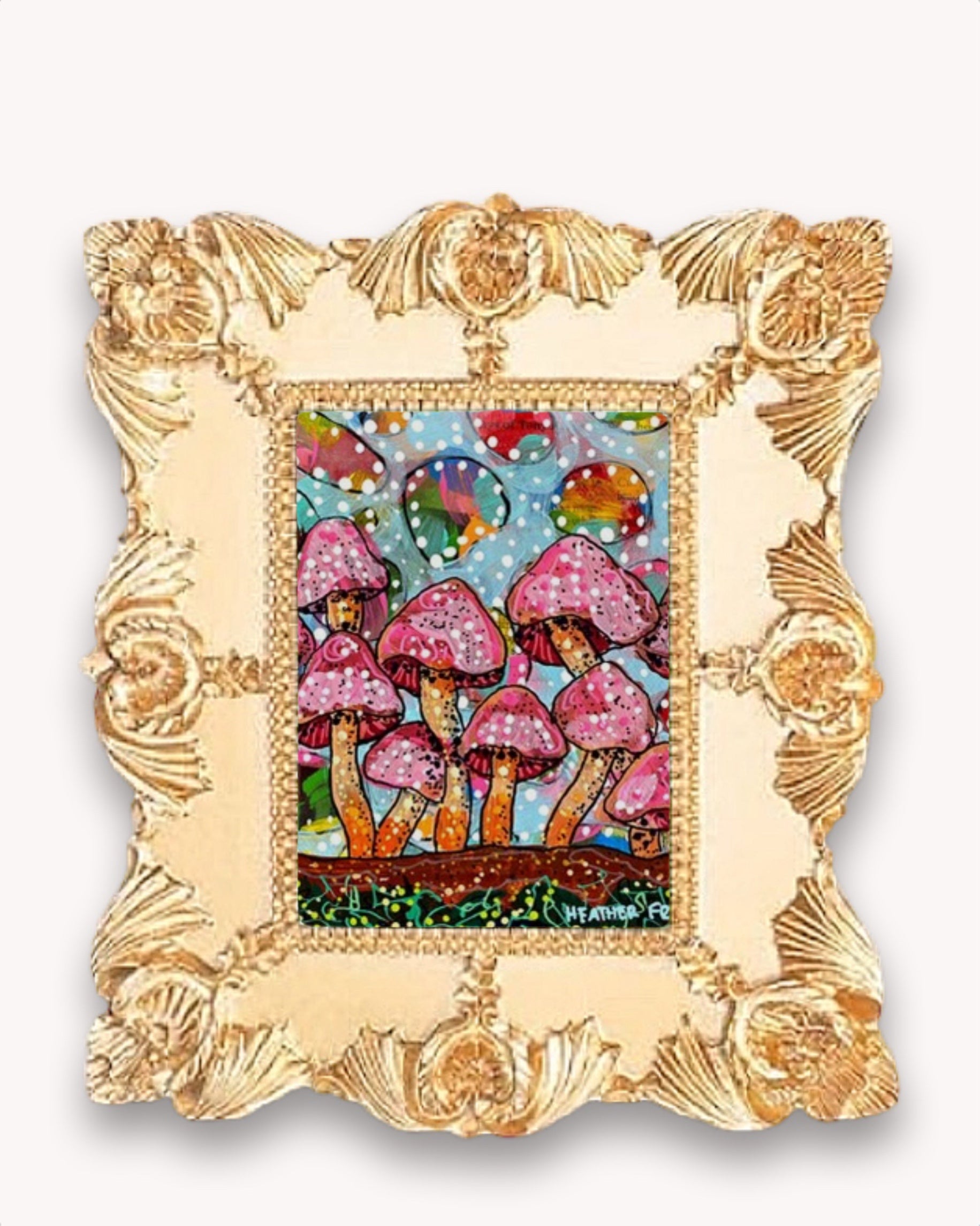Cotton Candy Caps Framed Magnet ( Small )