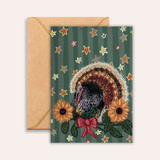 Turkey Harvest Frameable Greeting Card