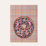 Pink Sprinkle Donut Mini Fine Art Print