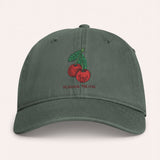 Cherries Embroidered Cap