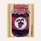 Strawberry Jam Mini Art Print