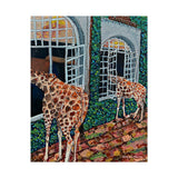 Fine Dining Giraffee Art Print