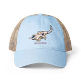 Resting Cow Skull Women's Washed Mesh-Back Cap