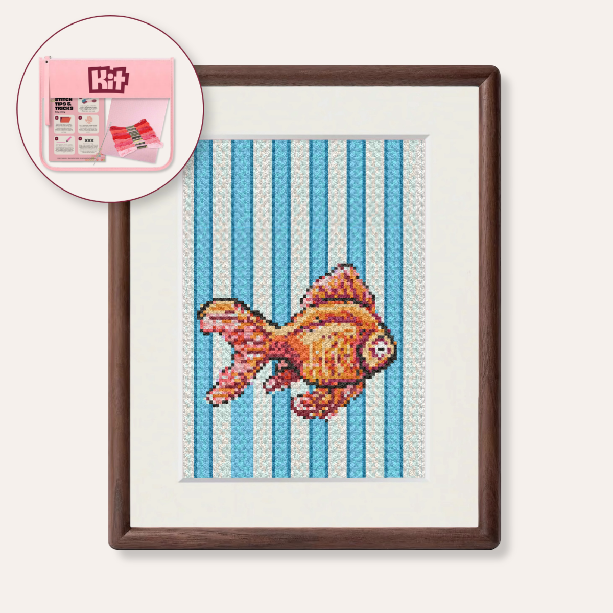 Goldfish Counted Cross Stitch Kit