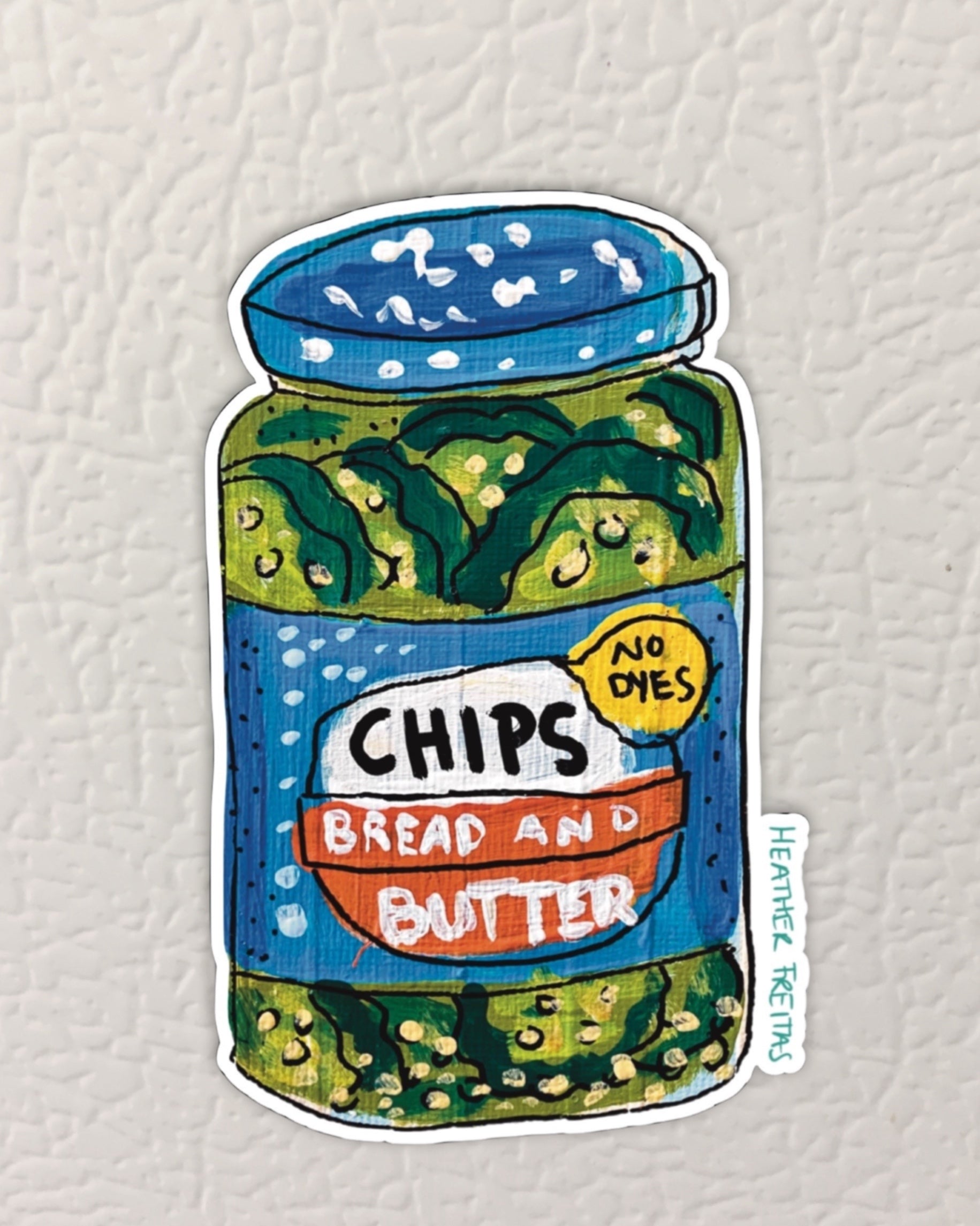 Bread & Butter Pickles Magnet ( Die-Cut )