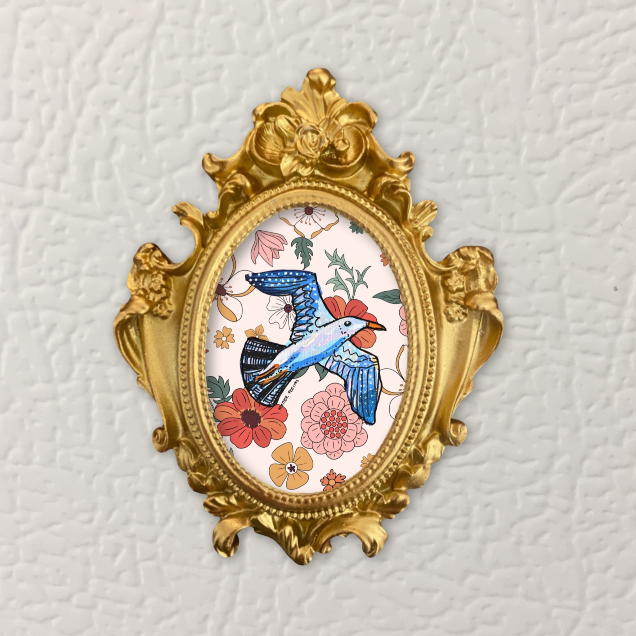 Seagull Framed Small Magnet