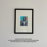 Sky Castle Cat Fine Art Greeting Card