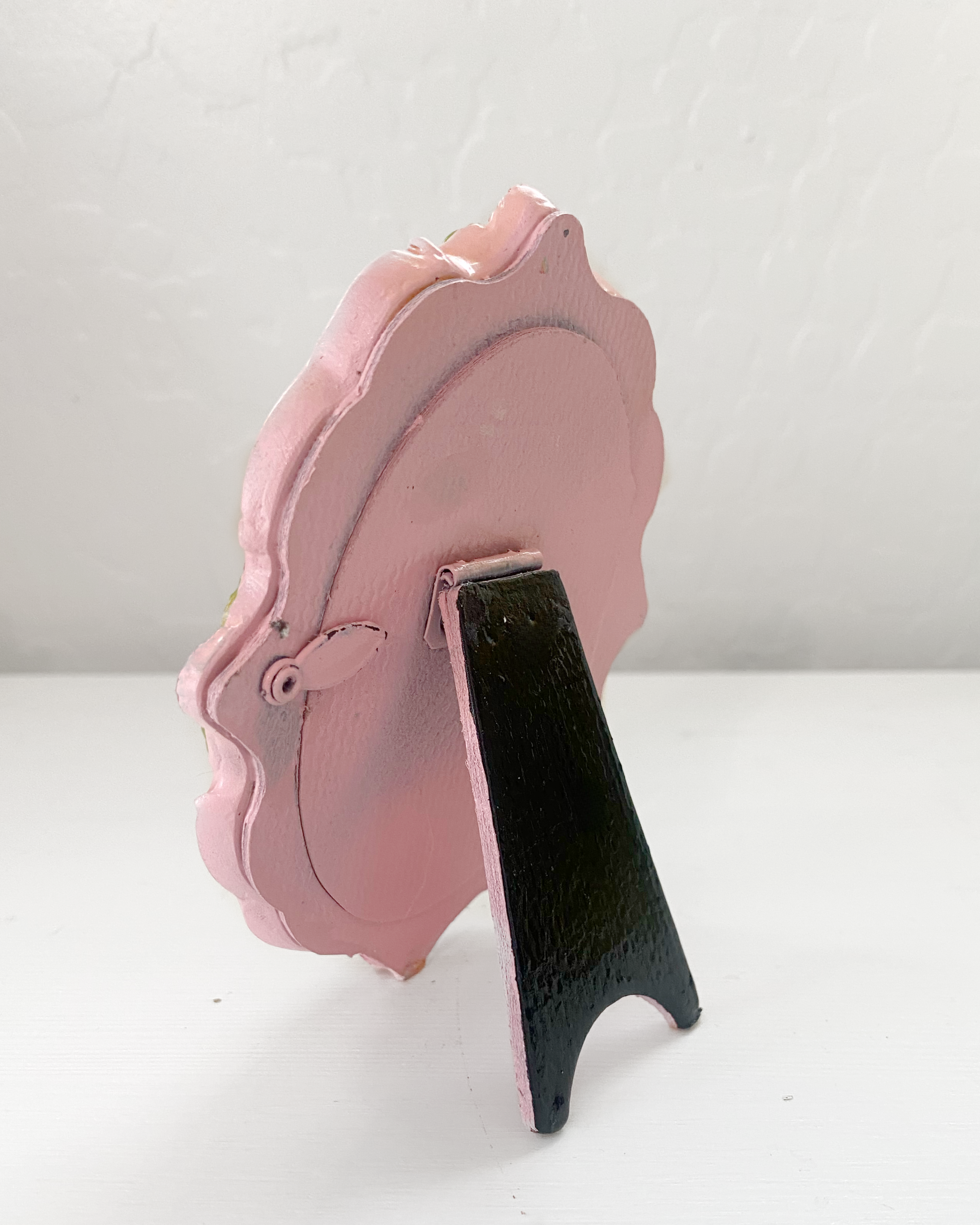 Pretty Pink Flying Pig ( Mini Original Painting )