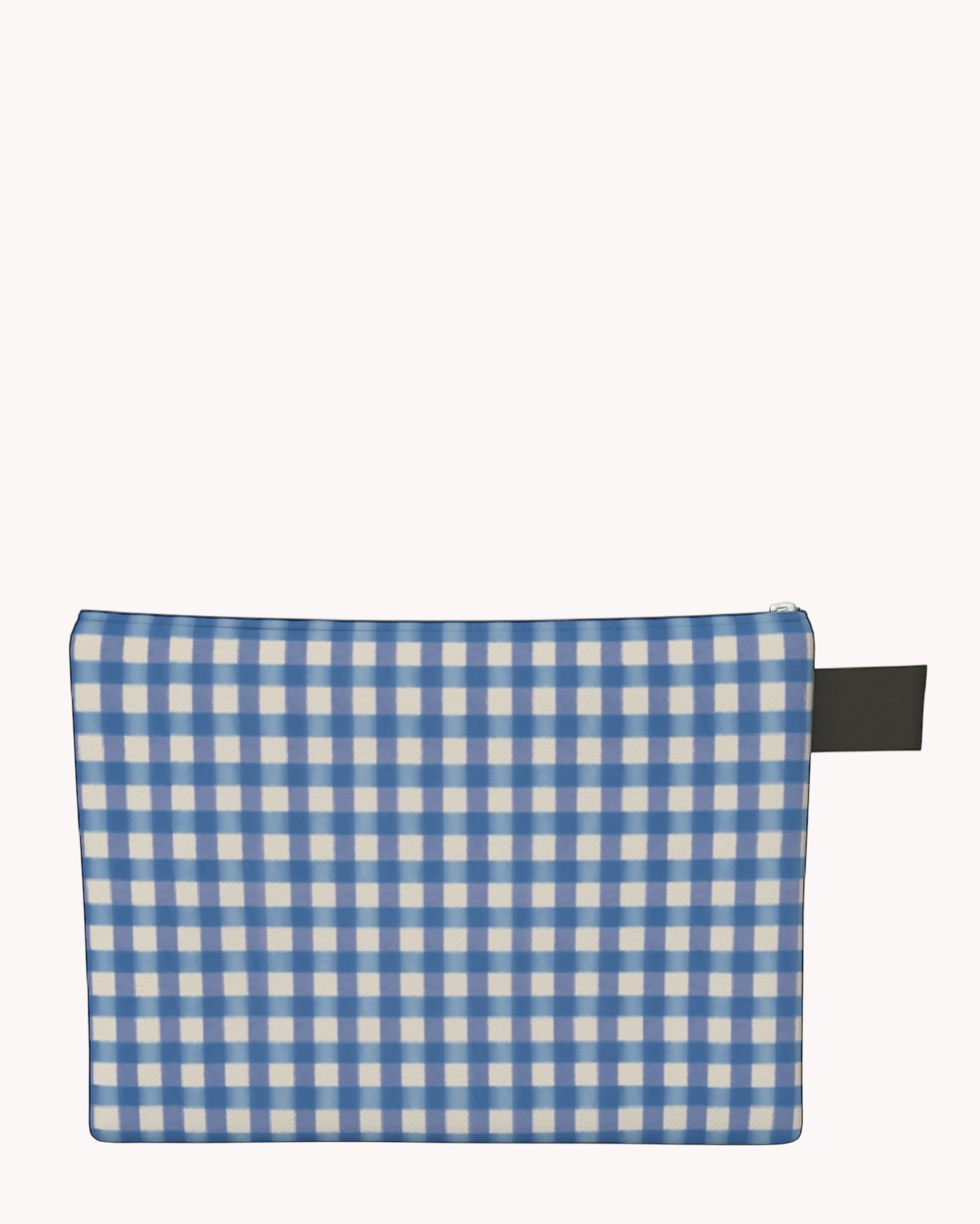 Blue Gingham Expression Pouch