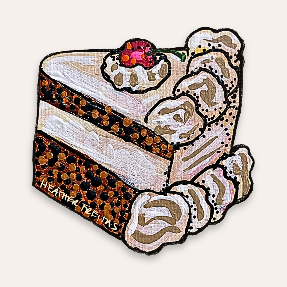 Chocolate Cake Sticker