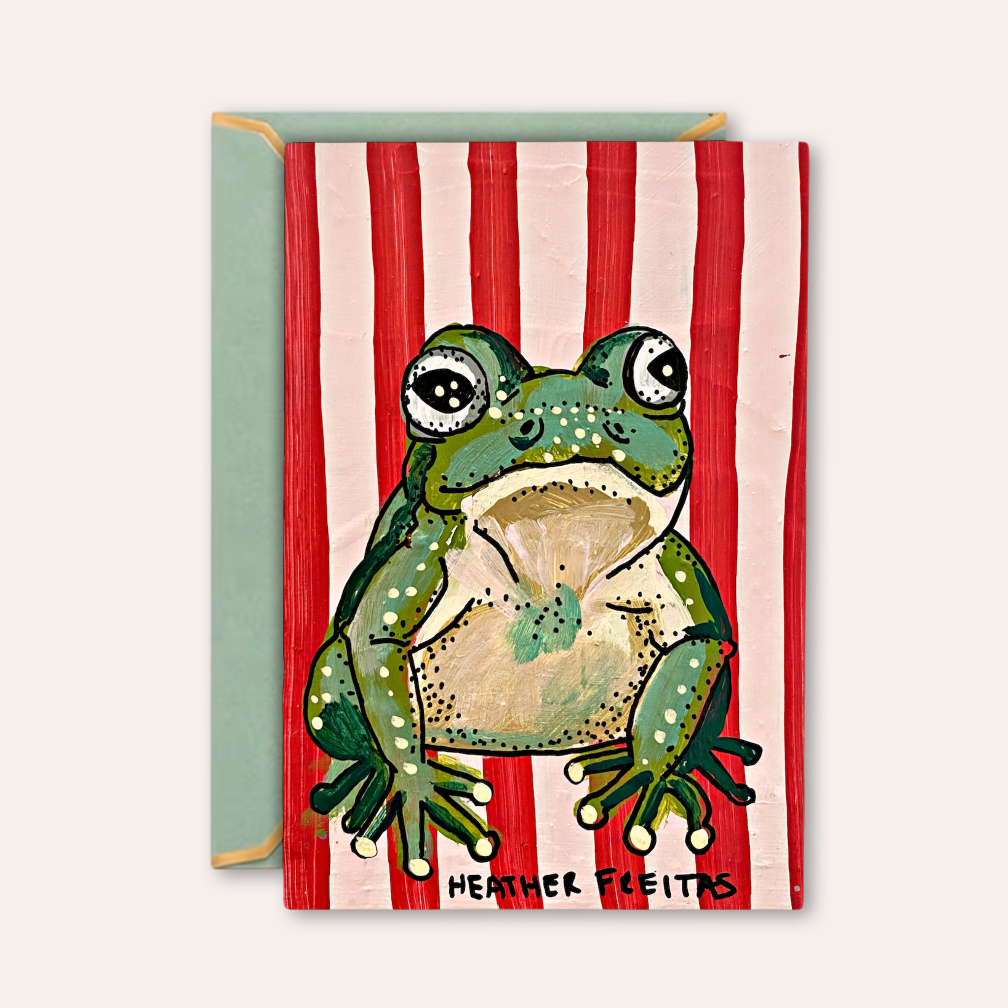 Frog Fine Art Greeting Card
