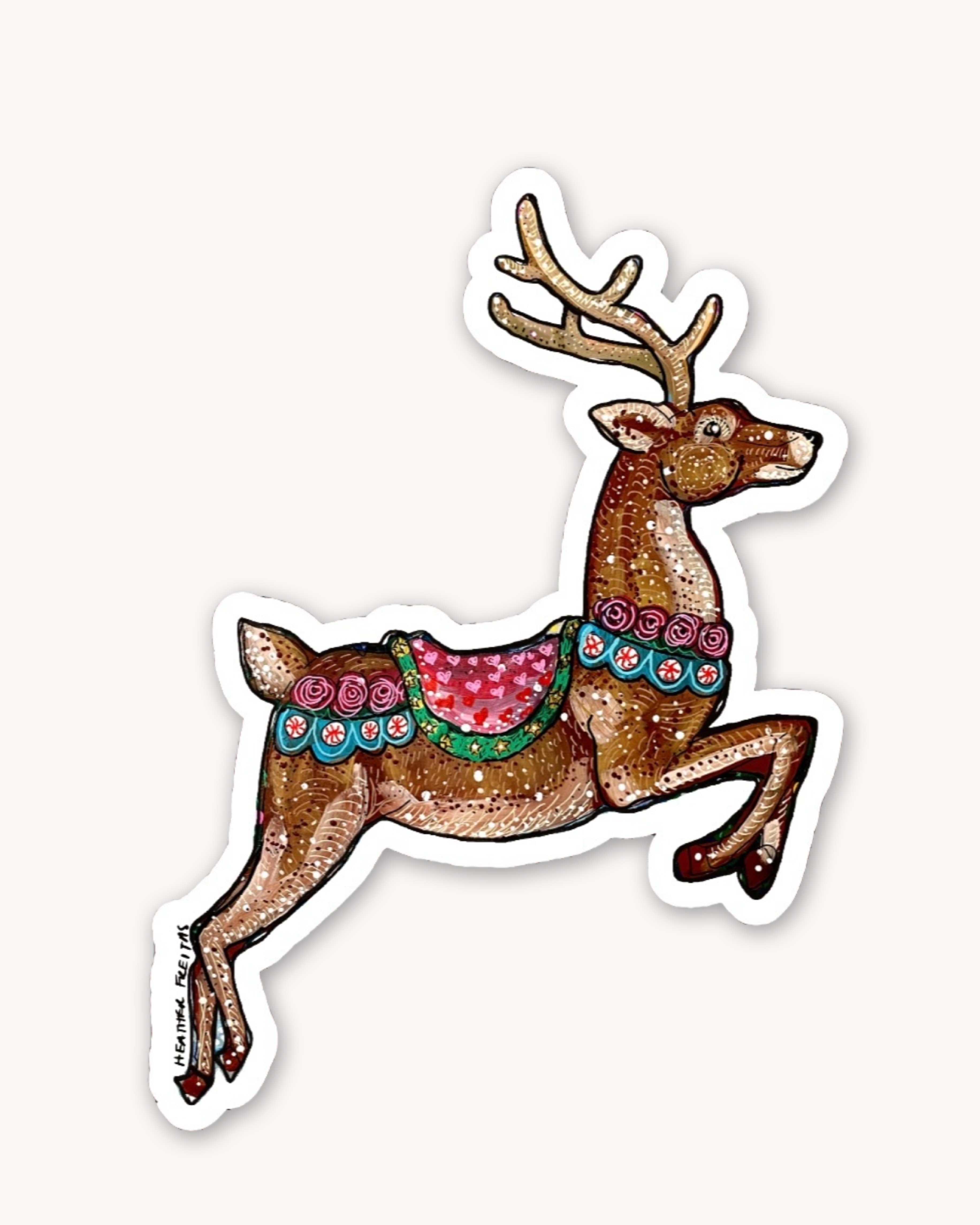 Reindeer Sticker