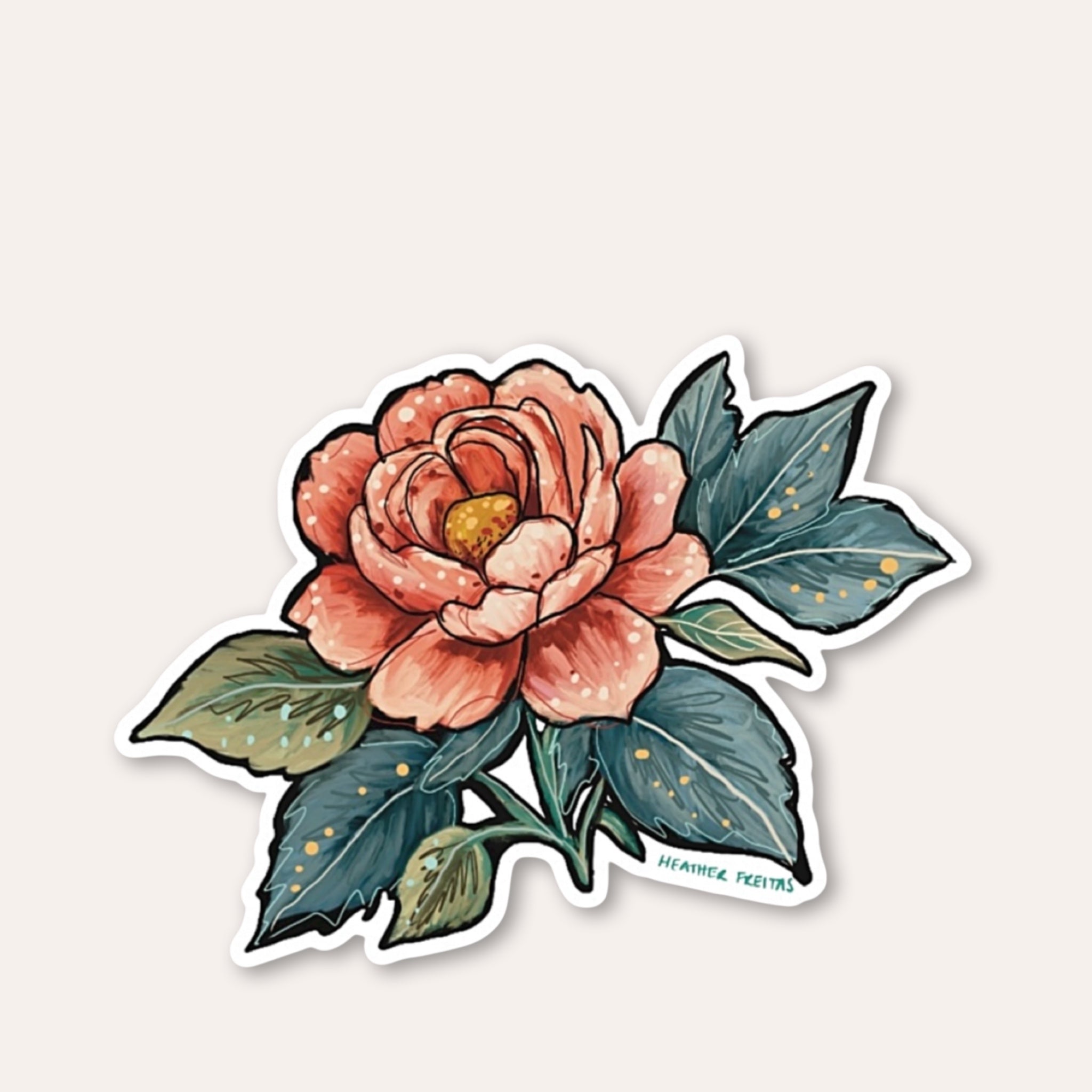 Blush Rose Sticker